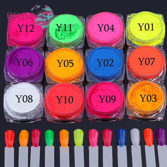 Fluorescent Phosphor Powder Phosphorescence Paint nail polish neon Pigment phosphorescent pigments