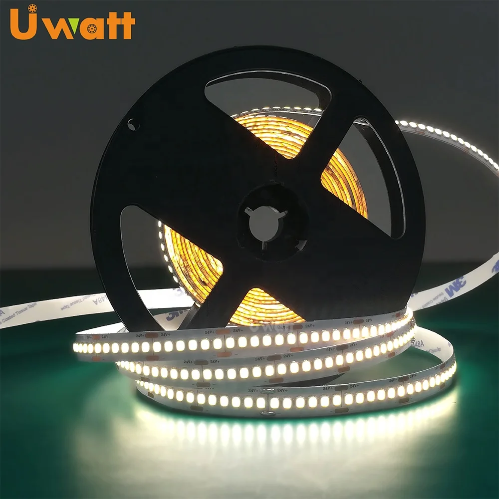customed High Density IP20 IP65 IP67 IP68 240leds/m SMD2835 3528 SMD LED Strip 12V 24V DC