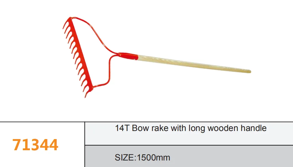 74329 до 14 ти лет грабли листьев с деревянной ручкой с длинной деревянной ручкой