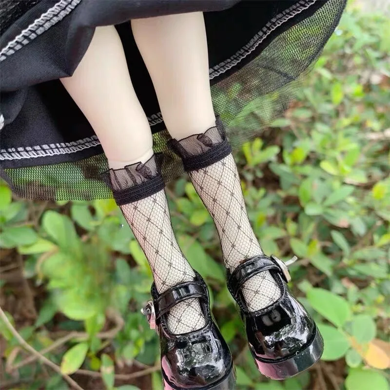 1/6 Одежда для кукол BJD черное платье в стиле Хепберна 12-дюймовых включает себя чулки