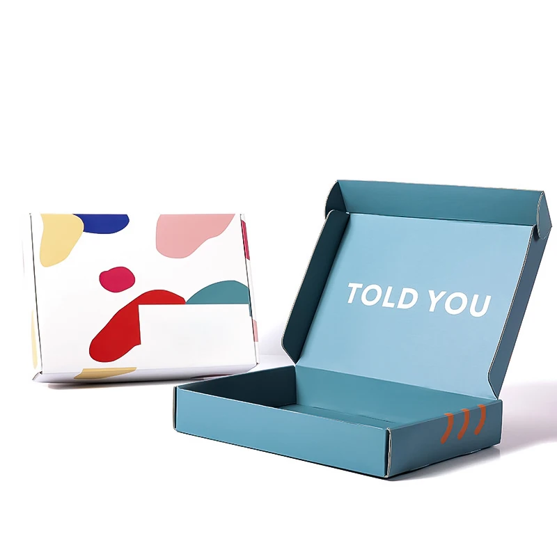 Personalised Printed Strong Custom Cardboard Box Gift Boxes for Skincare Clothing Packaging