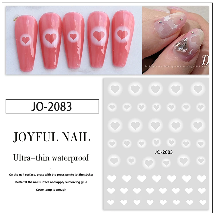 New manicure stickers hollow out butterfly star sky star moon combination nail sticker decoration