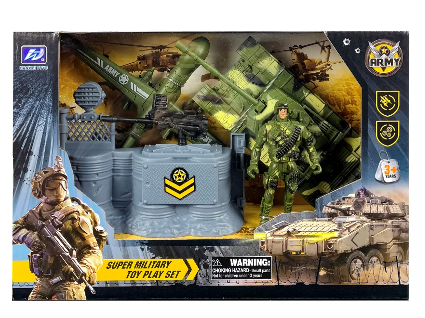 Police Toy Truck with Little Police Figures Army Men Toy Soldiers Educational Kids Games