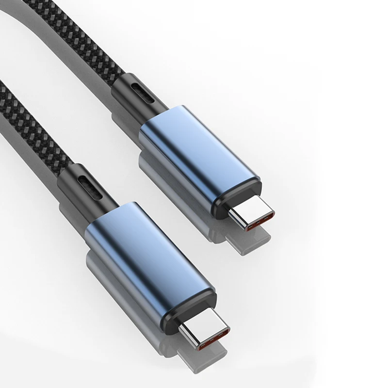 240w Nylon Braided 1M usb4 Bulk Usb-C Usb Type C Cable To C Cable For Iphone 12 Max