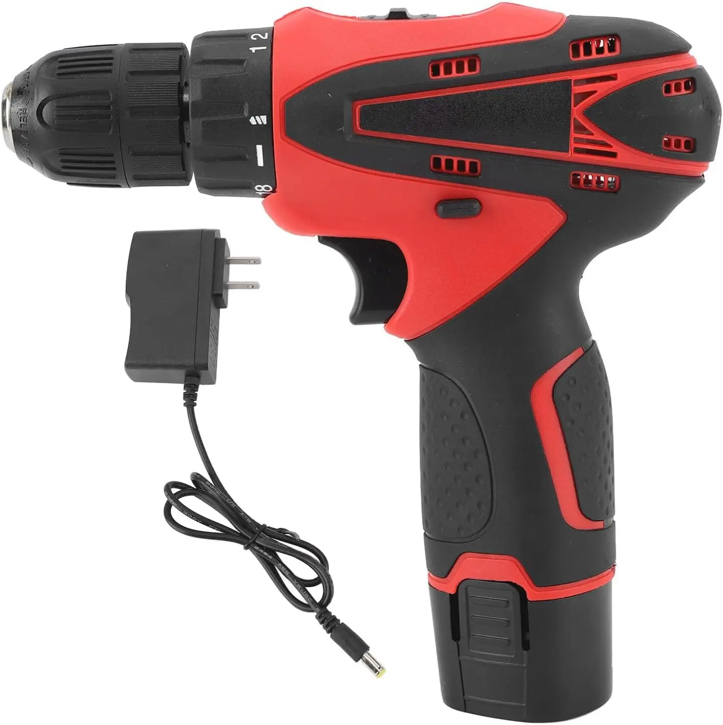 Wholesale 12V Single/ Doul Speed Electric Cordless Drill Driver Kit Screwdriver Cordless Rechargeable Repair Tool with LED Light