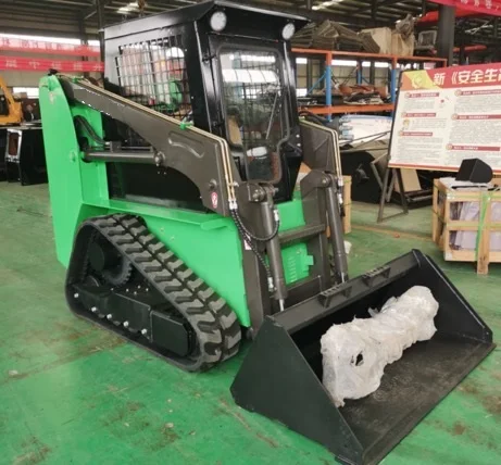 New Condition 37kw Diesel skid loaders ZT-TS50 track skid steer loader with forest mulcher skid steer attachments