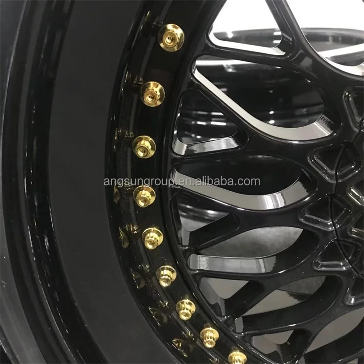 
Hot selling High quality 15 to 26 inch 3 pieces forged split wheel customized bbs rs alloy wheel for BMW e24 e30 e34 e36 e38 