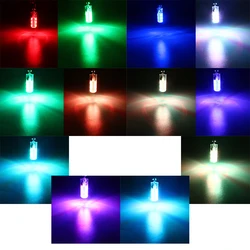 Universal 12V Car LED  T10 LED RGB 5050 6SMD Controller Reading  Wedge Light Signal Lamp Led car light