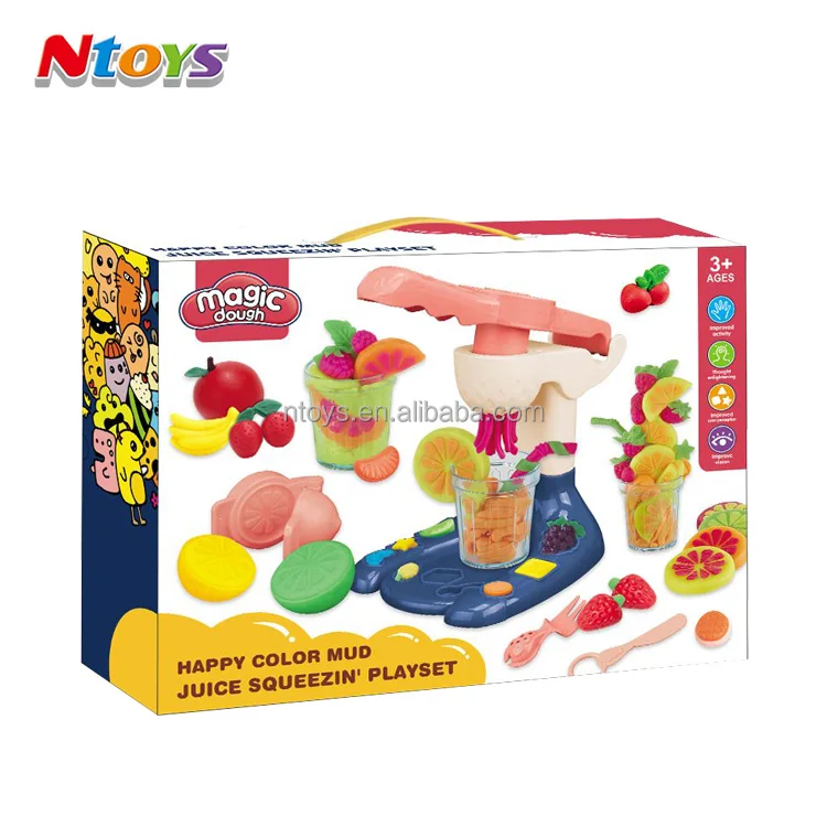 Pretend Play Modeling Clay Crafts Play Dough Toys Playdough Juicer Kids Plasticine
