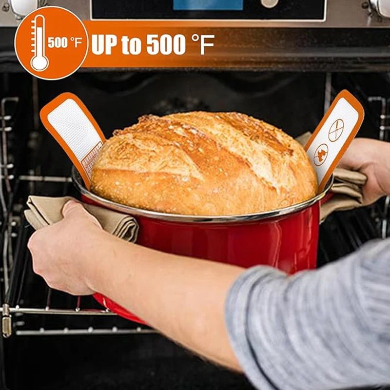 Baking Mat Bread Sling Reusable Non-stick High Temperature Resistance Silicone Long Handle Silicone Baking & Pastry Tools