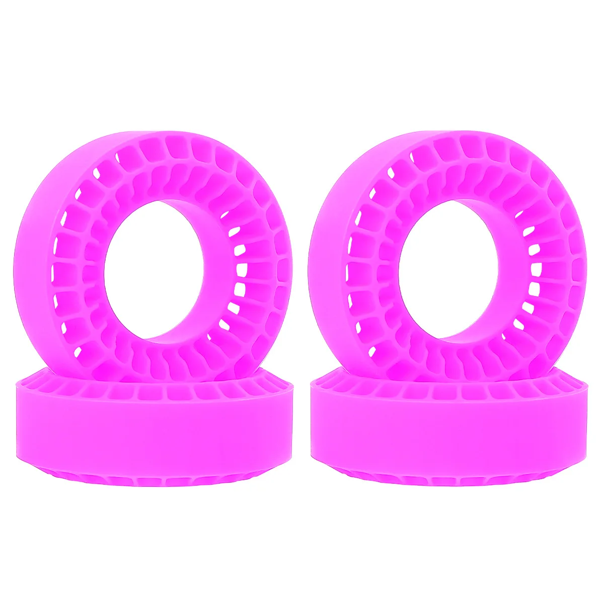 Waterproof 55mm Silica Gel Insert Foam Fit 1.0Inch Tyres For 1/18 1/24 Rc Crawler SCX24 Fcx24 Ax24 Enduro24 TRX4M Tire Upgrades