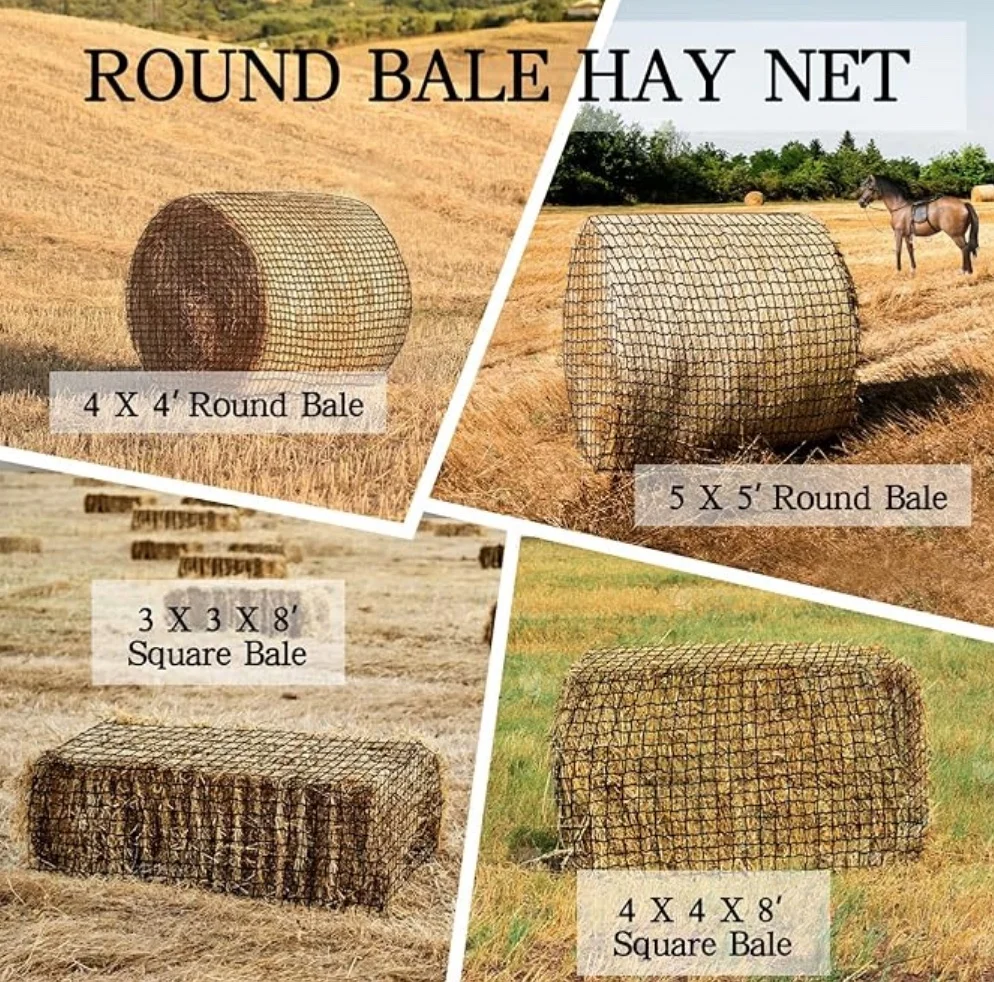Horse bale hay net/Hay Nets Equestrian Riding/ Hay Net Horse Feeder for Health
