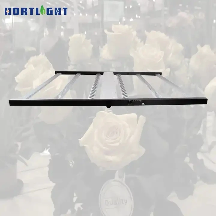 Hortlight  600W  6 bar Hot Selling Saving Space Full Spectrum driver built in  with dimming led grow light