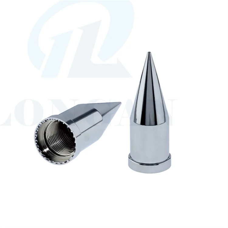 Автомобильные аксессуары Заводские пользовательские грузовики ABS хром Супер шип резьба на колесо наконечник гайка