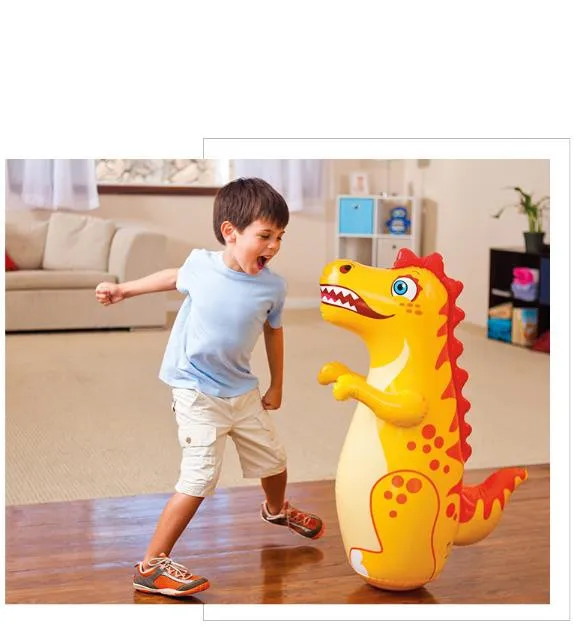 
PVC Inflatable Tumbler Inflatable Dolphin Toy for Children Inflatable Animal Toy 