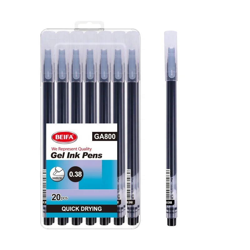 BEIFA GA800 0 5 мм наконечник иглы для гладкого письма быстросохнущая прозрачная ручка бочка заводская цена настраиваемая гелевая чернильная