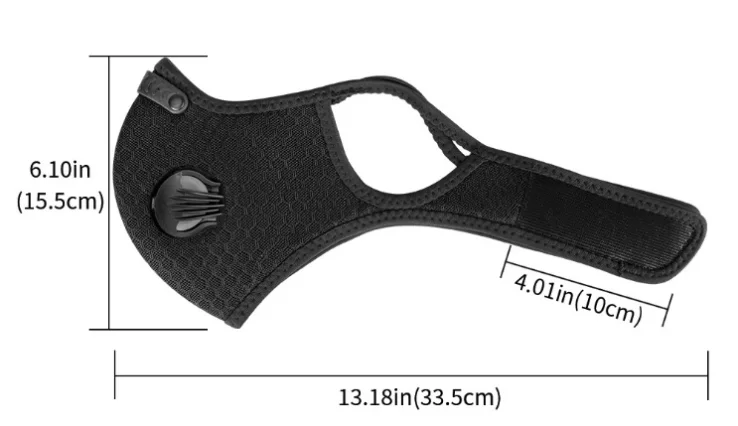 Лидер продаж регулируемый дышащий сетчатый пылезащитный спортивный чехол для лица с защитой от пыли ушей велоспорта тренировок щит