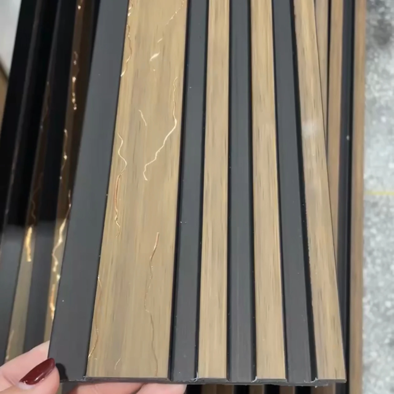 Eco-Friendly New Design Waterproof Interior Decoration Wall Cladding 3D PVC PS Wall Panel