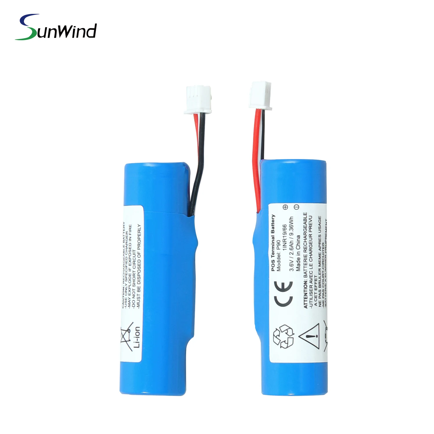 Hot selling for POS Replacement terminal battery for PAX P90 3.6V 2600mAh SWLB 18650 battery Payment machine Li-ion battery