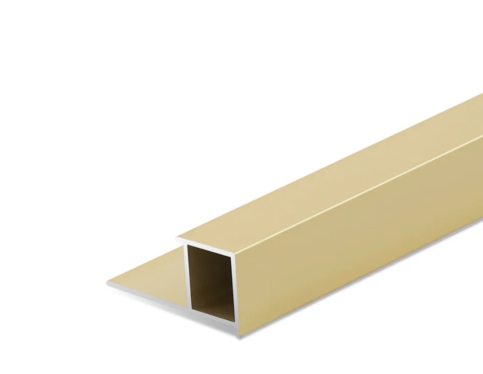 Wall Diamond Curved Accessories Marble Decorative Aluminum Edge Protection Ceramic Square Type White Tile Trims Metal Industrial