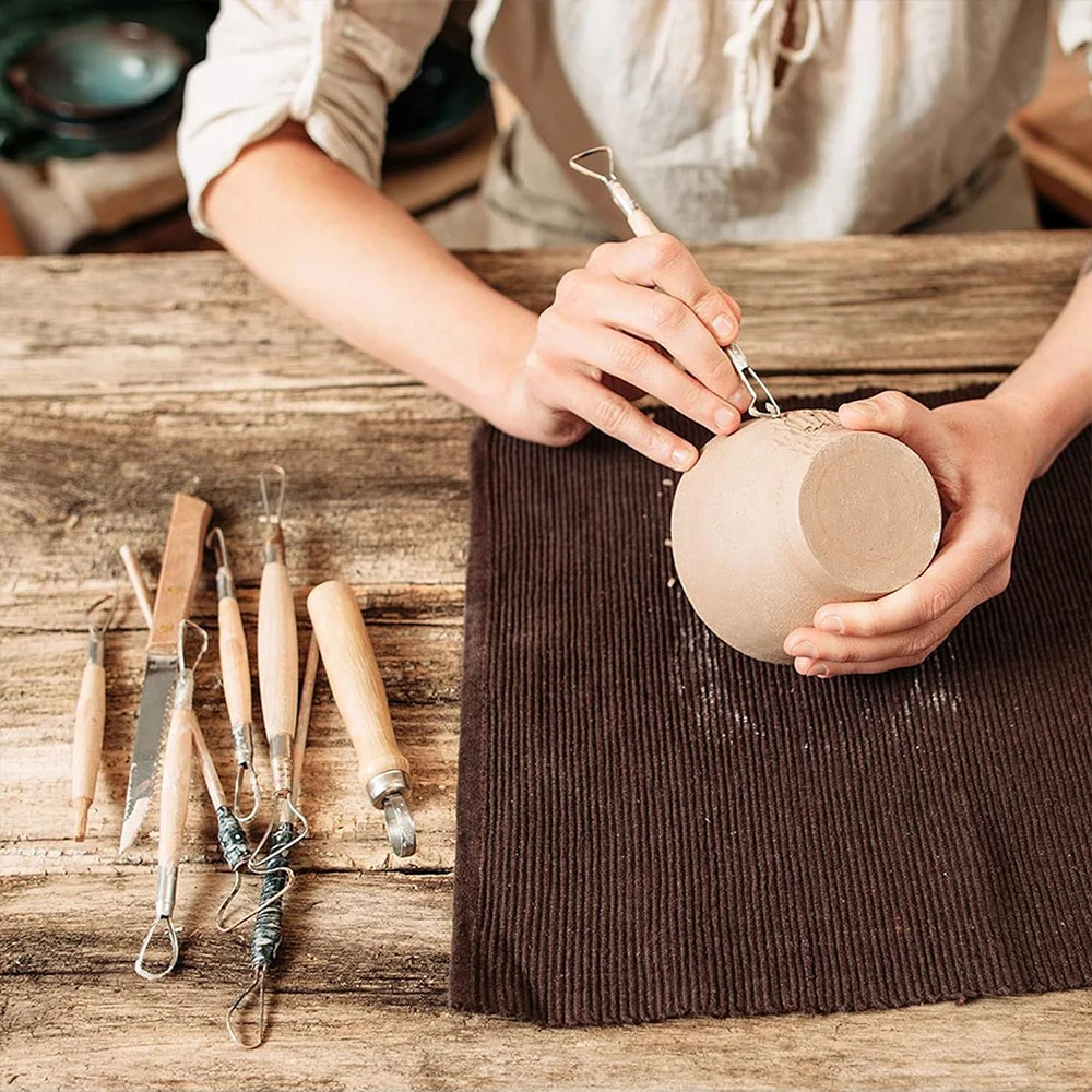 HCHWENH Craft Tool Set Different Styles Sculpture Clay Pottery Tools Clay Sculpting Polymer Clay Tools Set