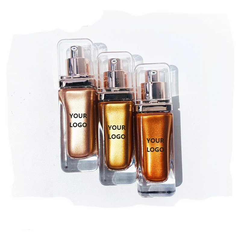 No Logo Body Face Cosmetics High Quality Liquid Highlighter