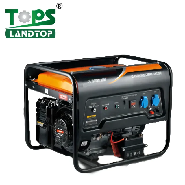 LANDTOP Open Type Gasoline Petrol Generator 6kw/7kw/8kw/10kw/12kw 220V  Power generator Flash sale