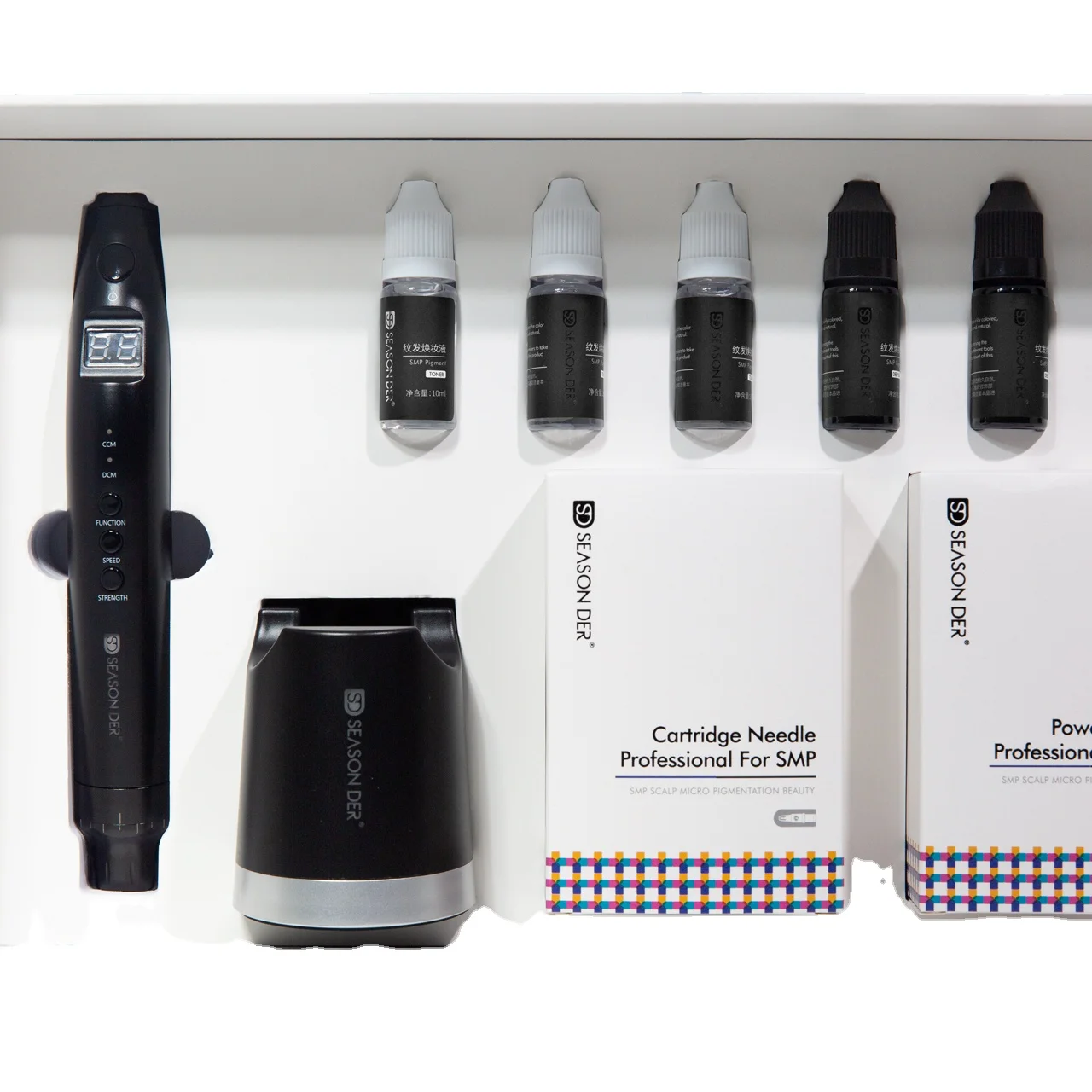 Nuojo factory SMP Product Factory customizing  black ink  micropigmentation tattoo machine Wireless  Machine