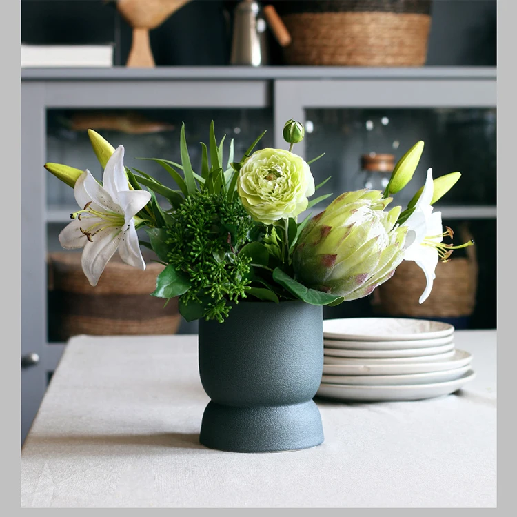 Flower king Brand factory direct wholesale King protea cynaroides artificial Hand Made protea flower giant artificial flower