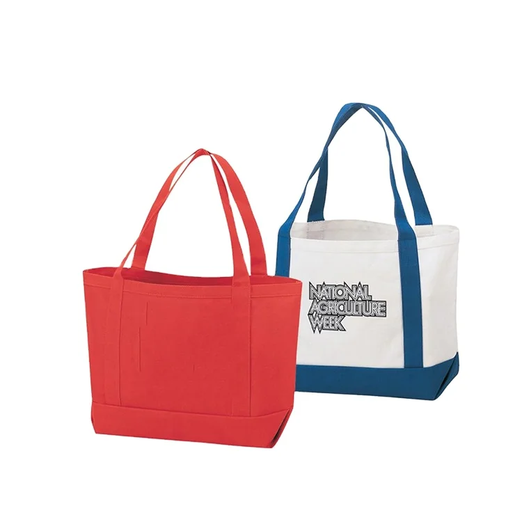 
OEM reusable initial canvas tote bags foldable shopping bags patchwork soft cotton fabric bag with gusset 