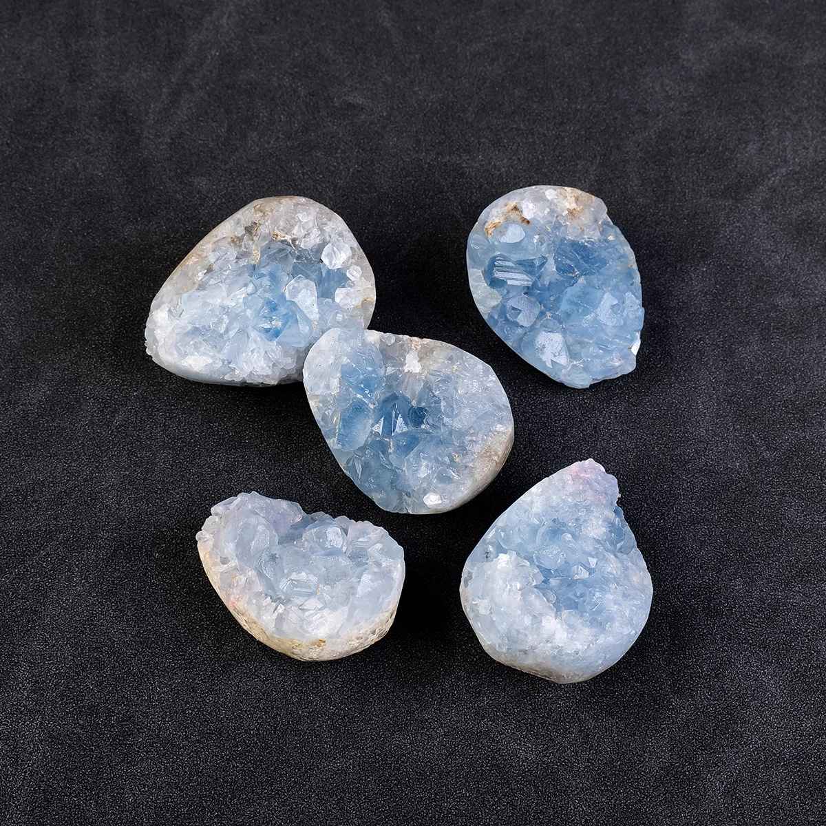 Raw  Celestial Crystal Cluster Geode High Energy Natural Celestial Reiki Wika Celestita Rock healing calming effects