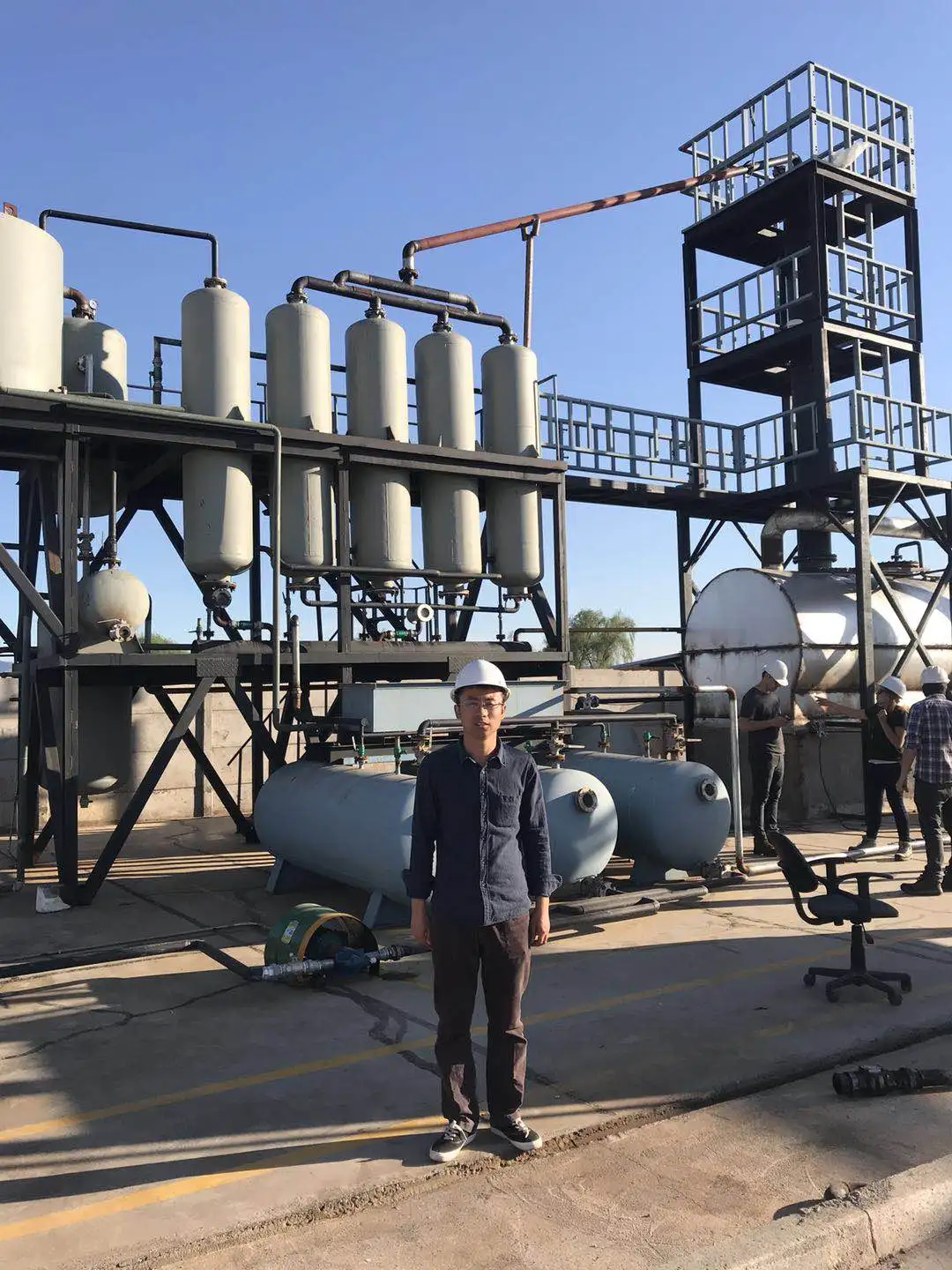 High technology car oil recycling machine refinery plant for diesel