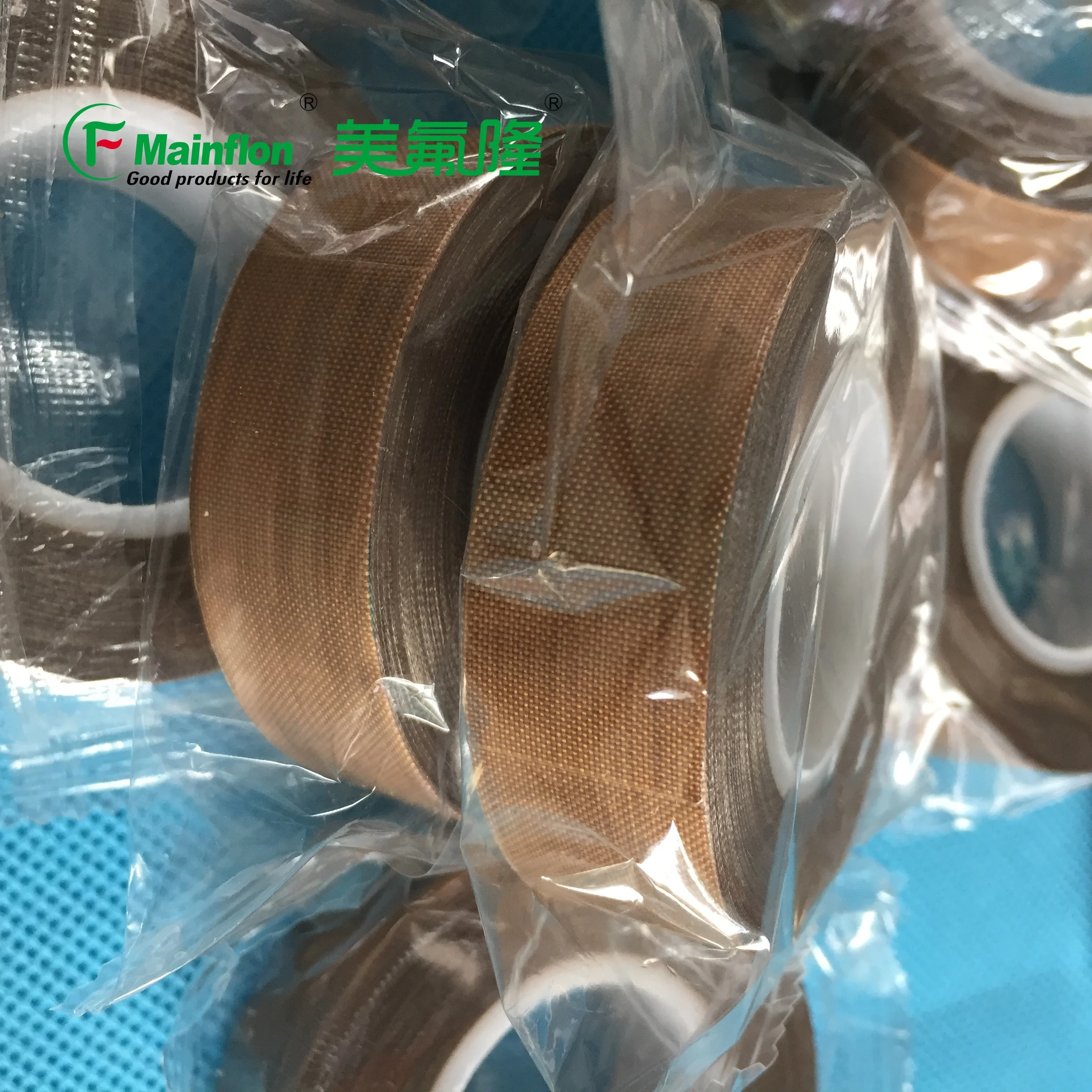 High Temperature Heat Resistant PTFE Coating Insulating Tape with silicone adhesive