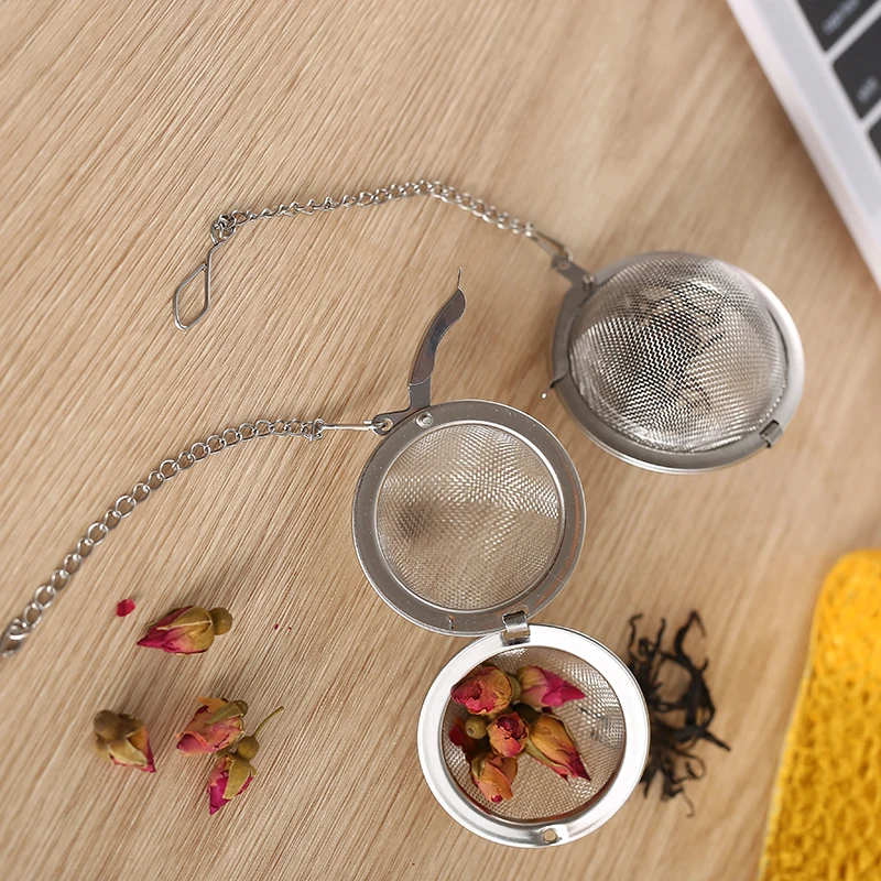 Wholesale 45mm 50mm 18/8 Stainless Steel Tea Ball Infuser Tea Strainer, Tea Filter