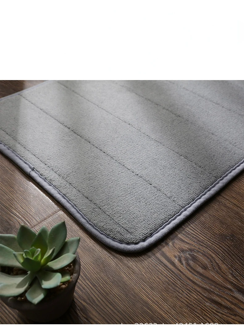 Bedroom Mat Absorbent Embroidered Floor Mat Porch Door Mat Carpet Bath