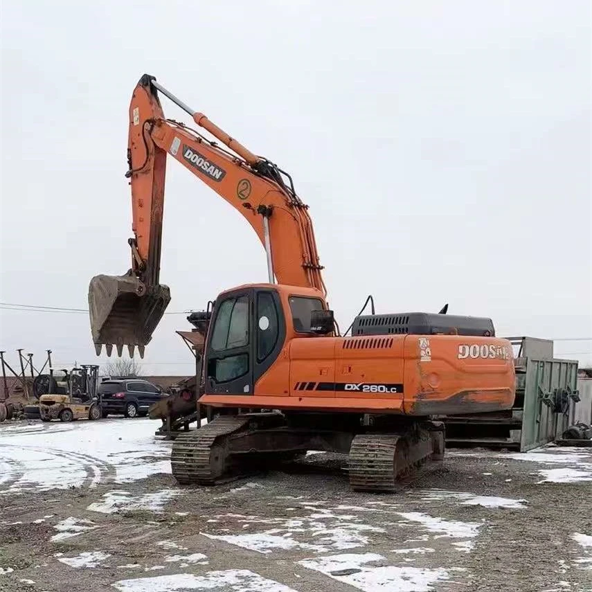Doosan DX280LC Plus подержанный колесный экскаватор первоклассное строительное сельскохозяйственное оборудование подшипник коробки передач двигателя Yanmar