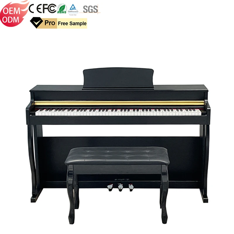 Oem Customizable Factory Price Black Piano 88 Keys Music Keyboard Piano Musical Instruments Keyboard Piano For Sale