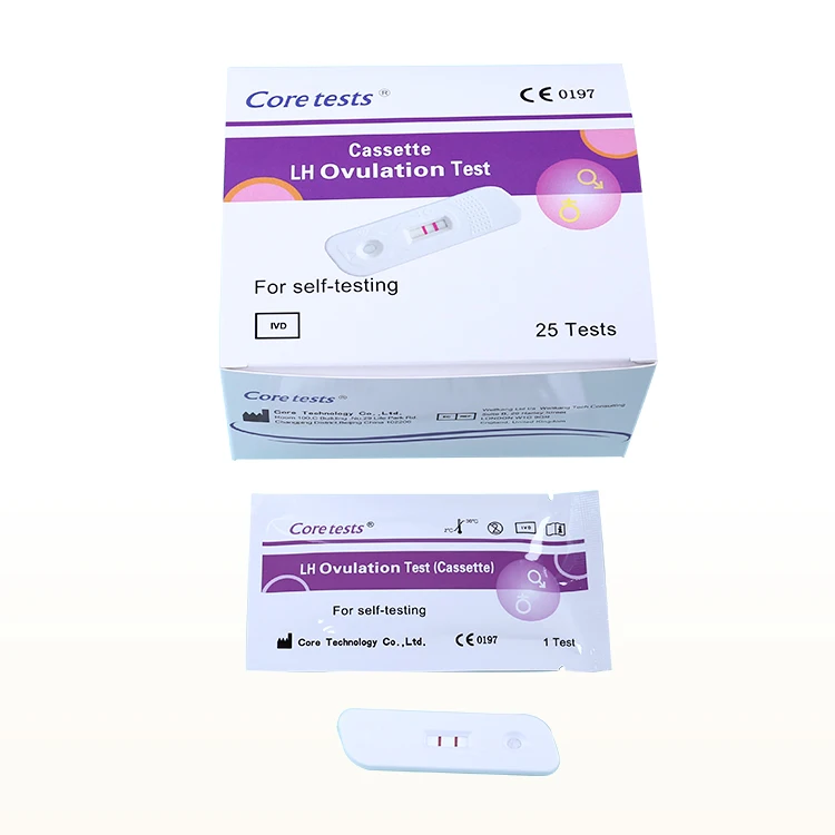 Home Medical Diagnostic Rapid Test Kits One Step Lh Ovulation Test Cassette Strip Midstream