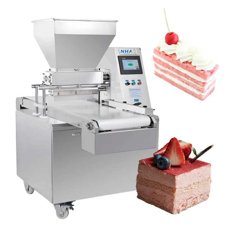 Fully automatic cake making machine muffin depositor cake dispenser machine for cupcake line