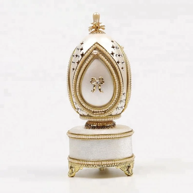 Faberge Egg Decorated Fancy Hand Made Music Box