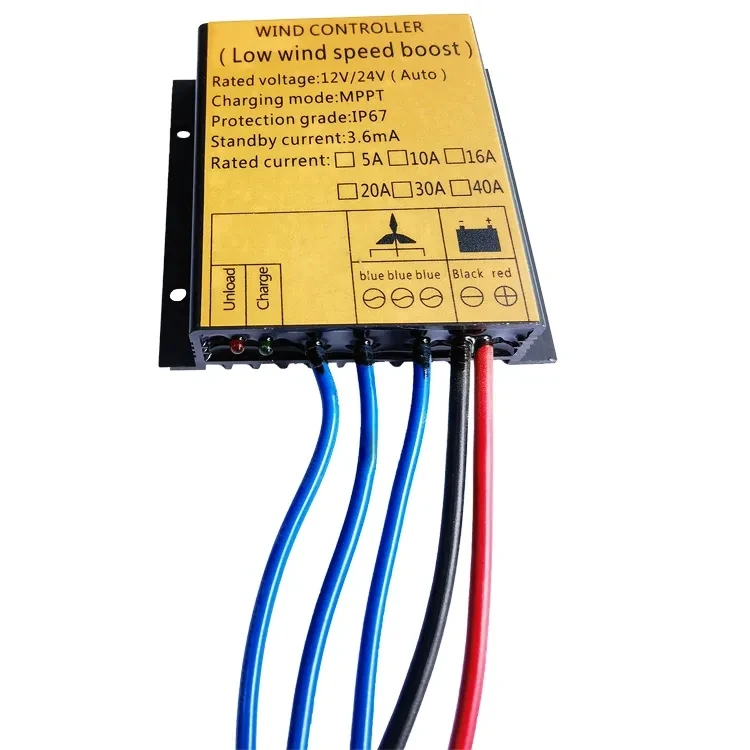 Factory Wind turbine MPPT Charge Controller 12v 24v AUTO 48V LOW WIND SPEED VOLTAGE Regulator for Wind Generator Three Phase