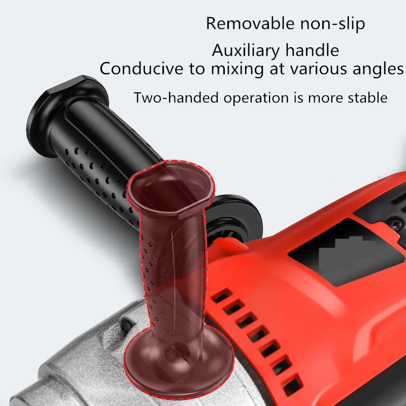 High Quality Hand Held Stirrer Industrial Electric Paint Machine Mini Concrete  Machine Paint Mixer Drill  Power Tool Mixer