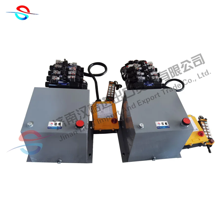 Tipper trailer 12v 24v mini hydraulic power pack unit double acting dc pump group