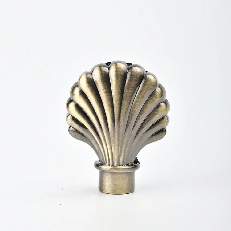 Manufacturer European High Quality Curtain Rods Set Metal Curtain Rods With Glass Finial