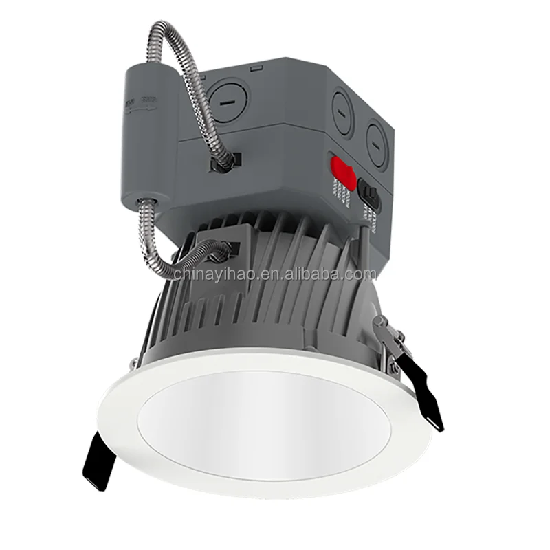 
Hi-Performance wet rated adjustable 5&6 inch hotel led commercial downlight with UL ETL ES 