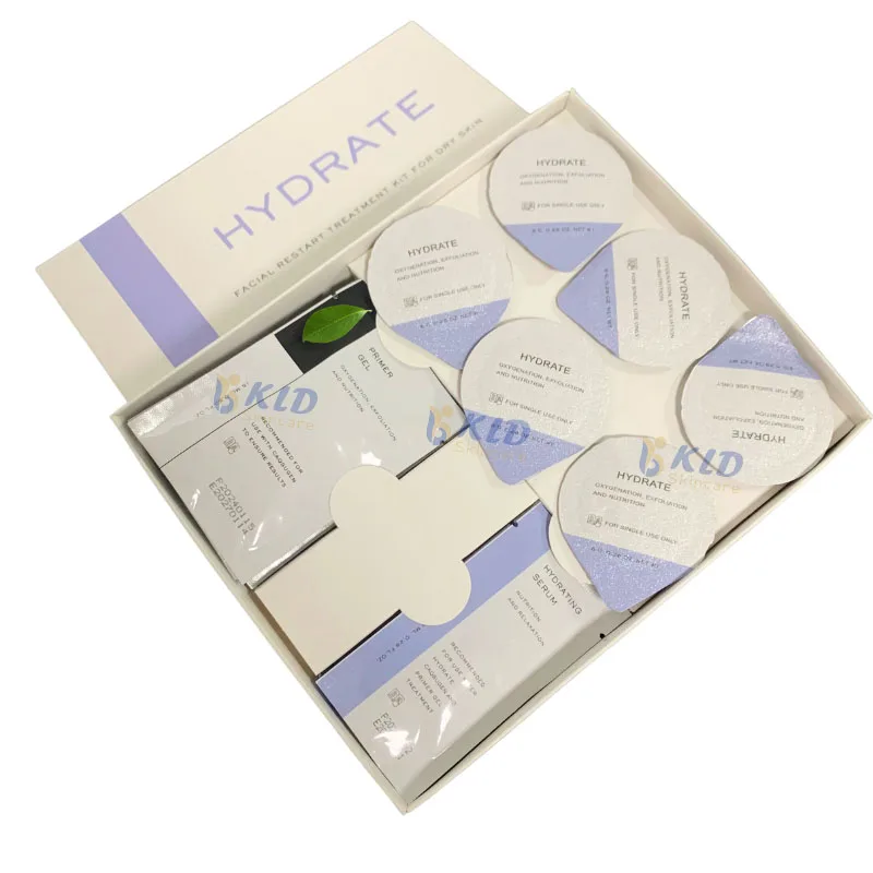 Hydrodermabrasion Facial Machine Home Detox Capsule Glam Pod Oxygen Jet Facial Mask Hydra Pods