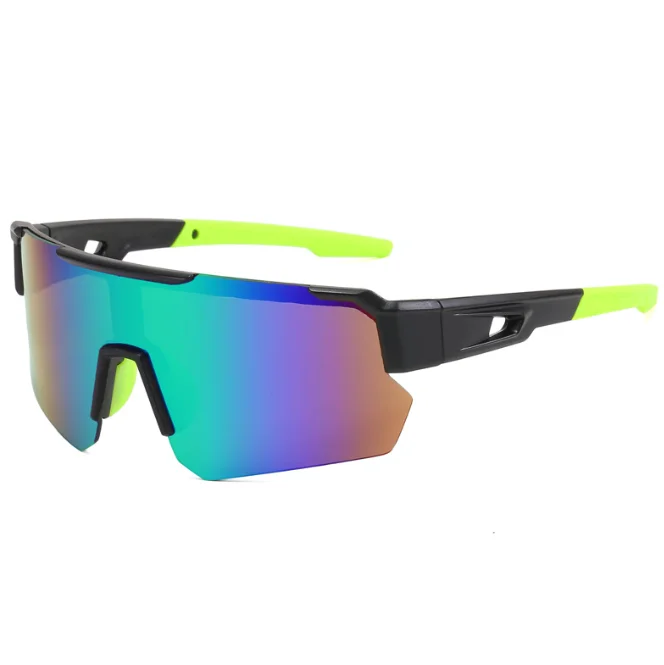 Outdoor Cycling Glasses UV400 Sport Sunglasses for Men Half Frame Windproof Sun Glasses Baseball Running Driving Shades