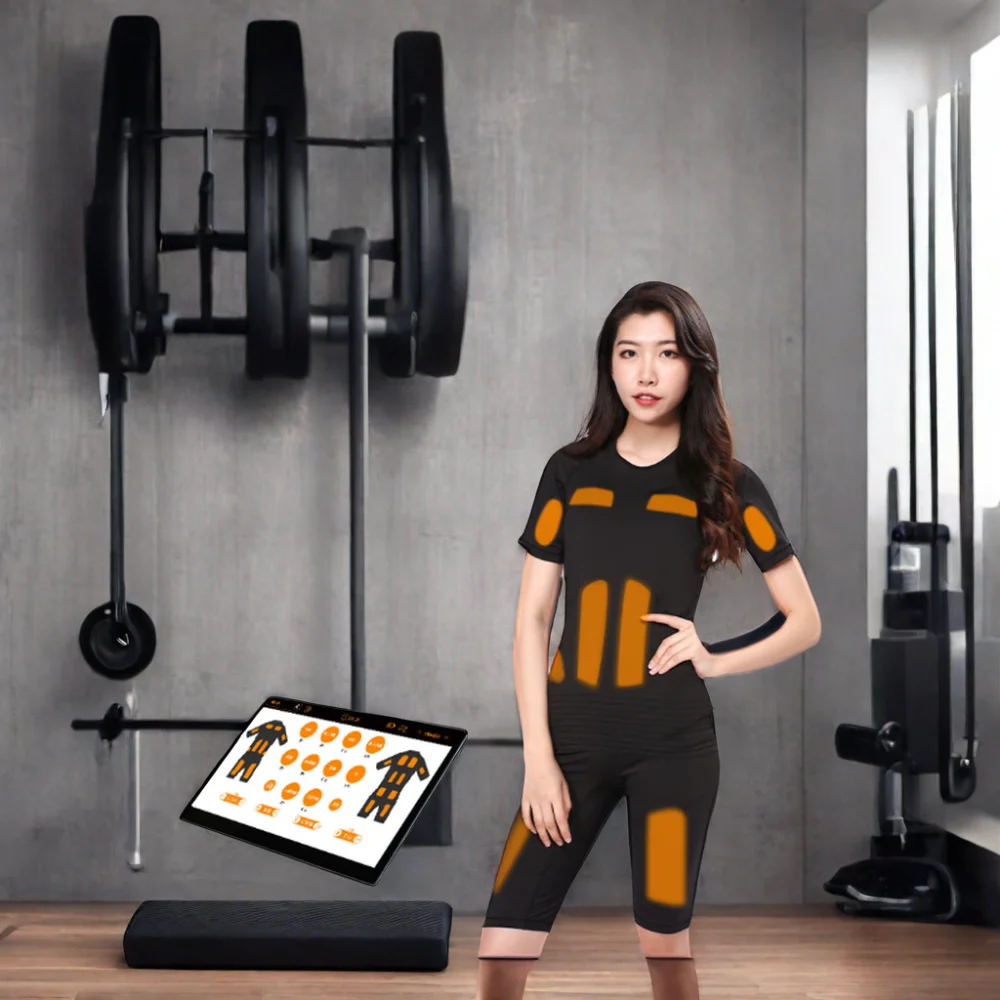 Gymtech Ems Shorts Hot Sale Homeuse Body Fitness Machine USB Hand Held Muscle Stimulator Factory EMS Suit Direct Manufacturer