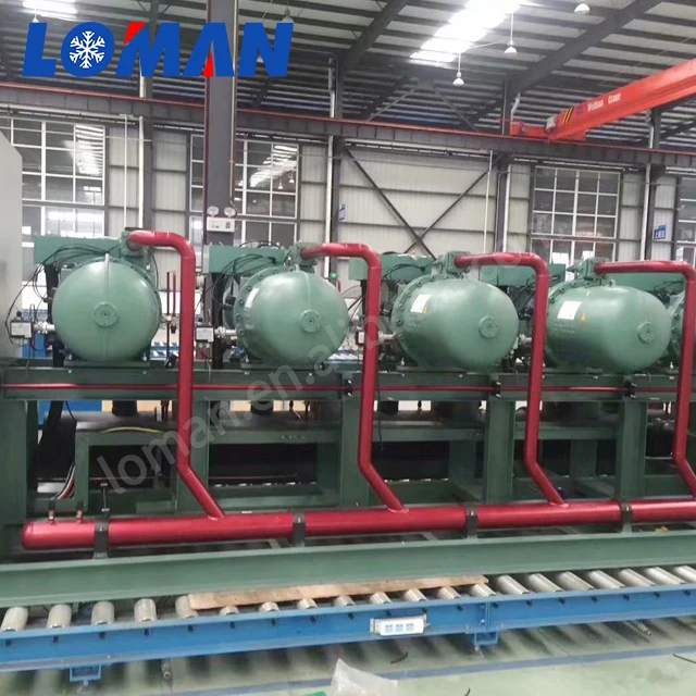 Loman Germany Original semi hermetic refrigeration compact Bit-zer screw compressor CSH8583-160-38D 160HP china price