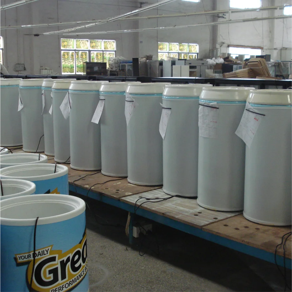 CE ROHS Commercial 77L Cold Drink Beverage Refrigerator Round Barrel Cooler For Sale